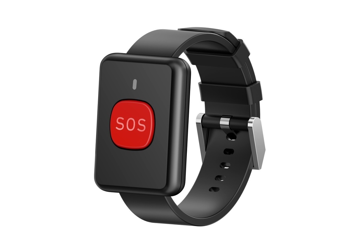 Pulseira de Chamada Sos para Idosos Preto AOZORZ (requer 433 Anfitriões)