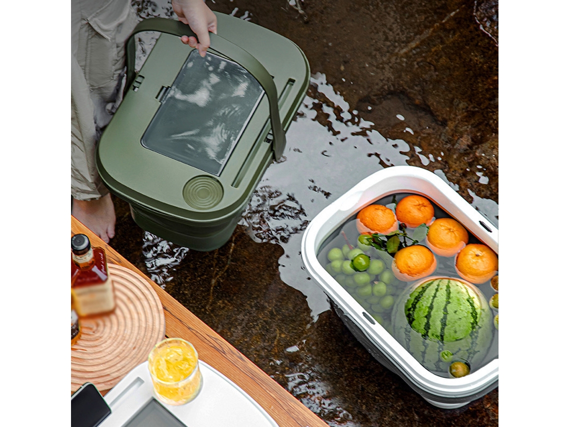 Cesta de Armazenamento Plegável para Camping e Piquenique