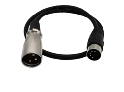 Lurelia Cabo Usb-c Xlr Macho/fêmea Midi Din 5 Pinos, Para Microfones, Mixer, Amplificador E Colunas Ativas
