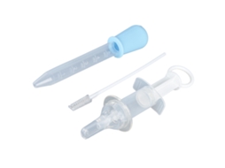 Mali seringa Oral para Bebê Dispensador de Medicamento com Chupeta Transparente Silicone Seguro