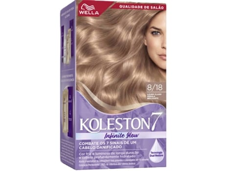 Coloração Permanente Louro Claro Pérola 8.18 Koleston