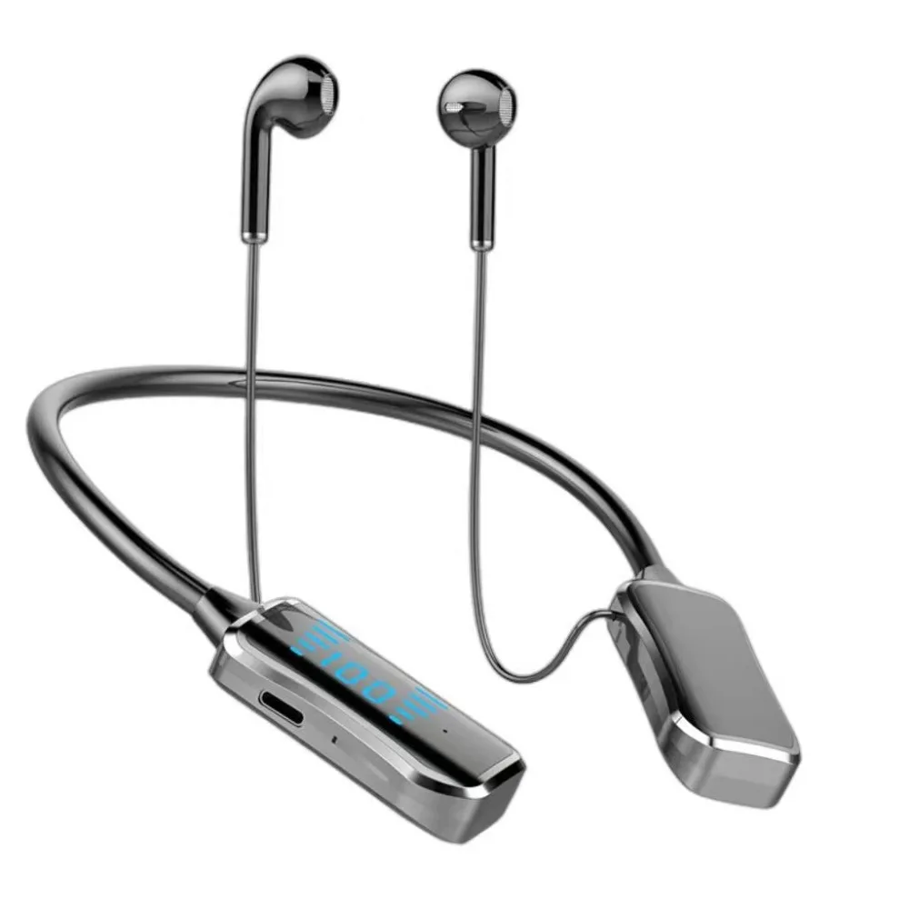 Fones De Ouvido Bluetooth Sem Fio Com Visor Led
