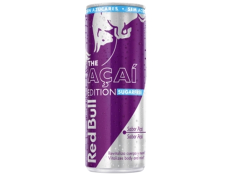 Refrigerante RED BULL ENERGY DRINK Sugarfree Açaí Edition (0.25 L - 12 unidades)