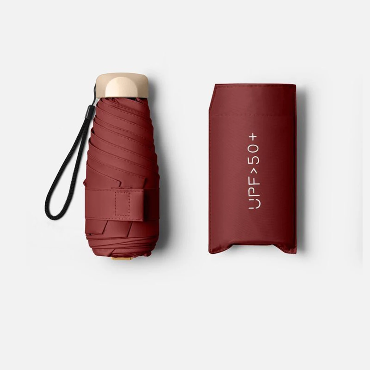 Guarda chuva de Dupla Camada MDUG com Estampa em Ambos os Lados (rosa)