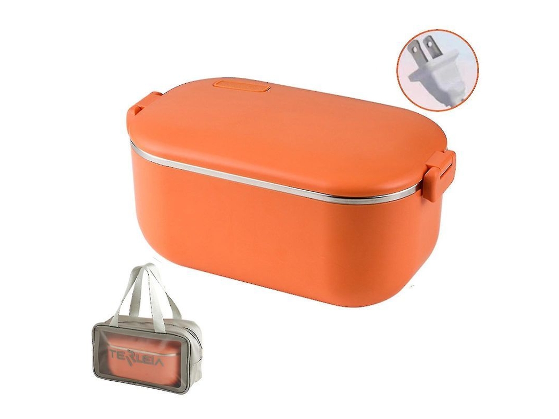 Caixa Térmica Portátil 12/24v para Carro 3 em 1 Laranja S/MARCA