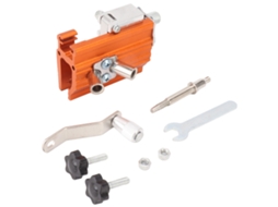 Kit Primerox Gabarito para afiar motosserras manuais com manivela portátil para jardineiros.