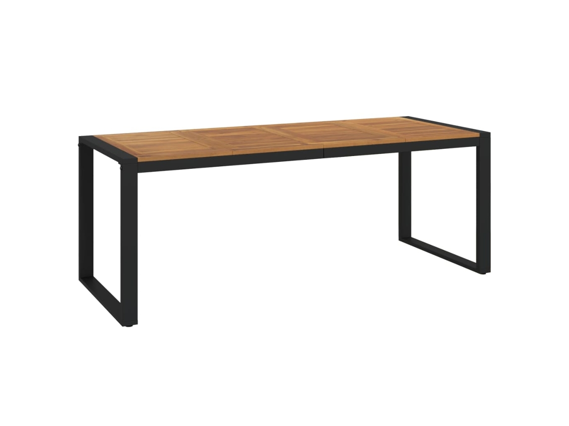 Garden Table, Garden Tables Vidaxl Marrom Madeira De Acácia (200 X 90 X 75 Cm)