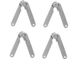 Conjunto De 4 Dobradiças Mola 9 Polegadas Para Armários, Com Suporte
