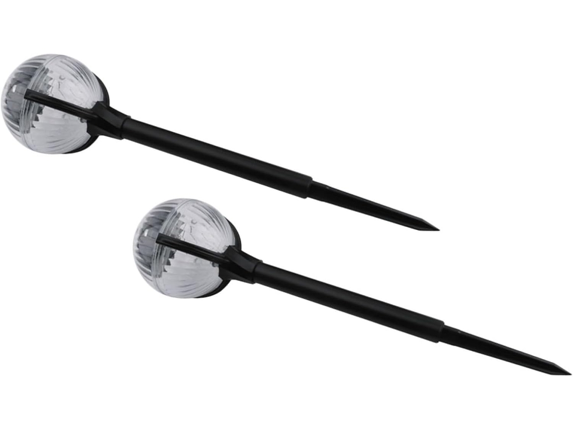 Conjunto de 2 Luzes Decorativas Solares para Jardim, Quintal e Festas. SFUSHOS