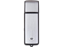 Mini Gravador Digital Recarregável Por Usb Gravador para Manutenção de Reuniões em Pc-4Gbpreto