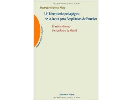 Livro Laboratorio Pedagogico De La Junta Para Ampliacion