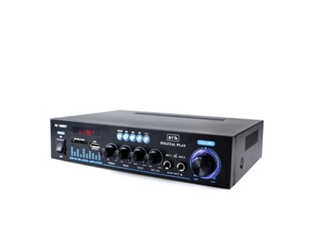 Amplificador Difusor, Potência 60wx2, Qualidade De Som Hifi, Conexão Bluetooth, Frequência 20 20khz, Relação Sinal Ruído 80db, Preto Zsanfs