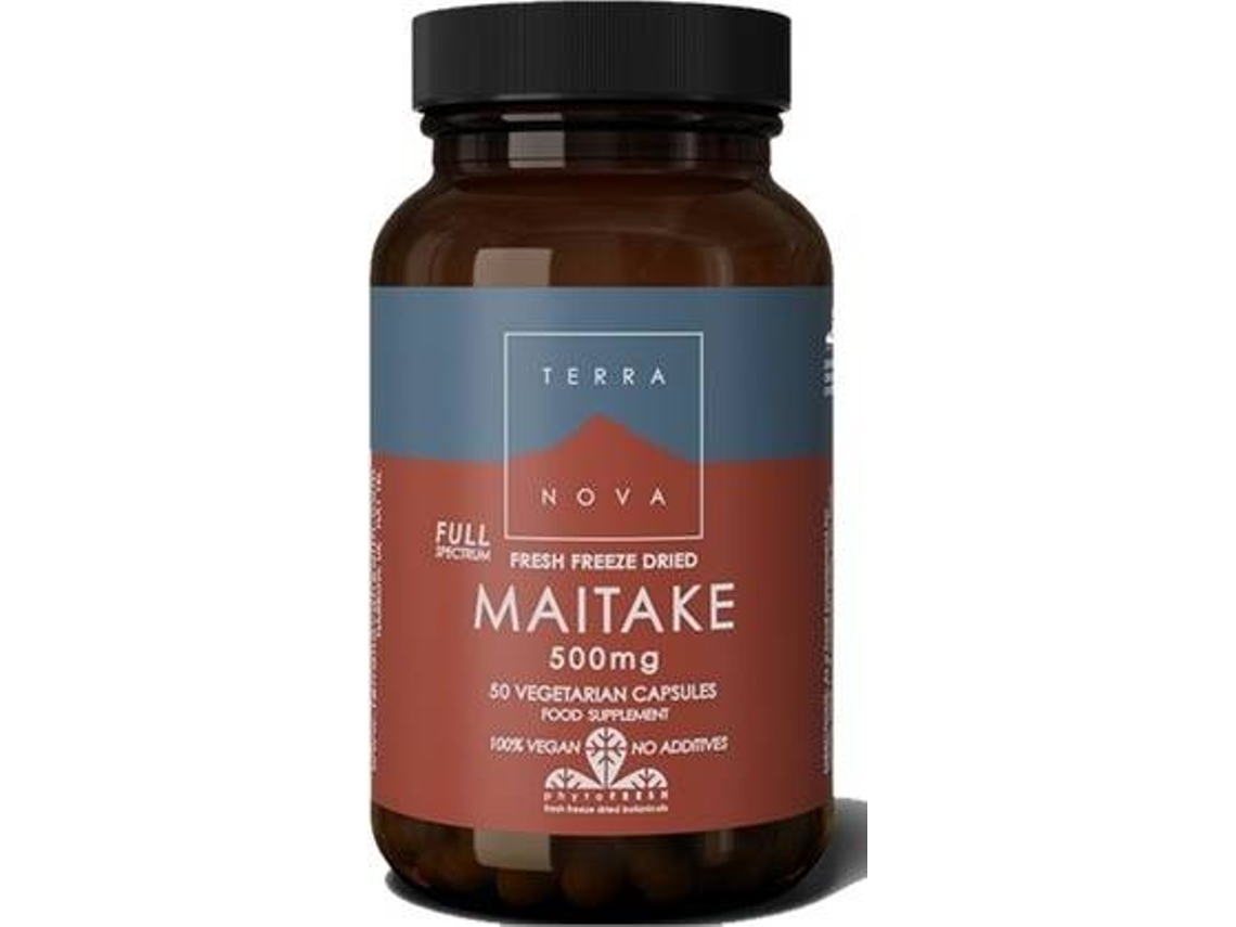 Suplemento Alimentar TERRANOVA Maitake Fresco Liofilizado (500 mg)