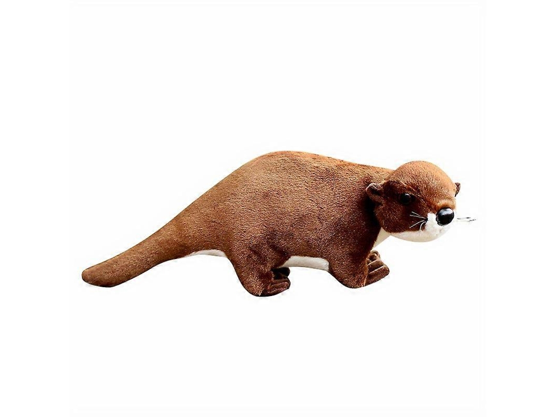Boneco De Pelúcia Lontra Marrom, 40cm, Decoração E Presente