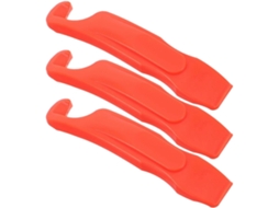 Omni-3 Ferramentas De Extração E Reparação De Pneus Alavancas Para Trocar Pneus De Bicicleta Ciclo 11,30x2,20x1,80cm Rojo