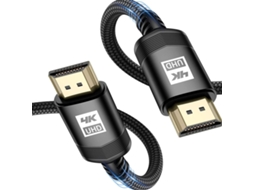 Switch Hdmi 4k 3 Portas com Cabo Pigtail com AQUAFORGE