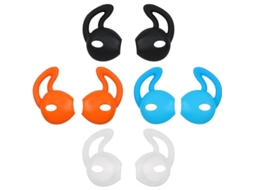 2026 ponta de Ouvido Earpods, 4 Pares de Substituição para Fones de Ouvido Iphone 7 Se 6s 5s (preto/branco/azul/laranja)