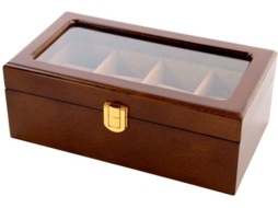Caixa de Jóias DKD HOME DECOR (Castanho - Madeira - 22x12x8 cm)