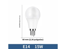 Lâmpadas Led (tricolor De 15w Com Base De Rosca E14) Com 6 Leds, Altamente Eficientes E Econômicas, Com Vida Útil De Até 50.000 Horas.