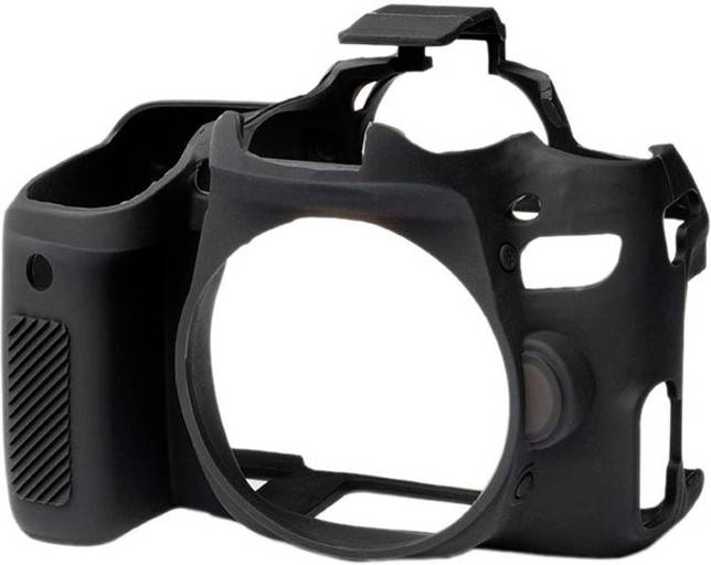 Capa de silicone EASYCOVER Canon 77D Preto