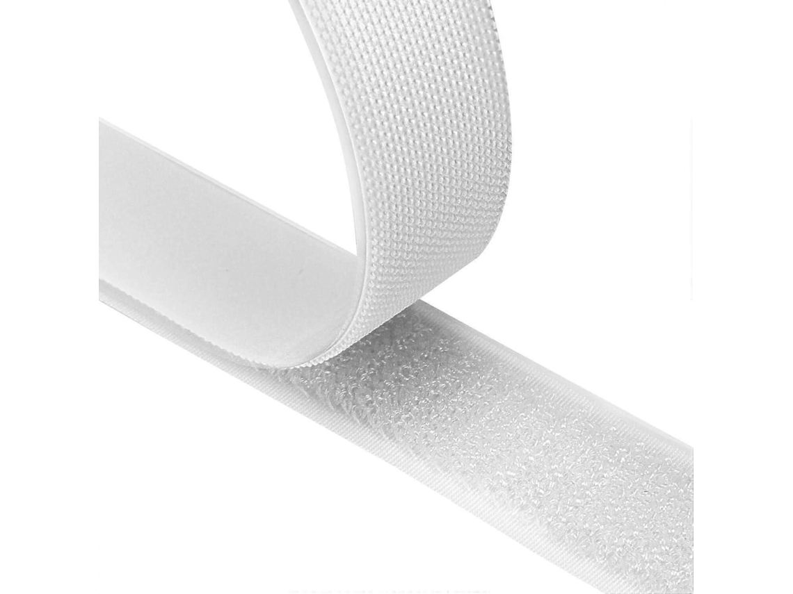 Fita Adesiva Antirrisco de 8 M, com Velcro, Antirrisco, Autoadesiva Velcro GOKOCO (branc A)