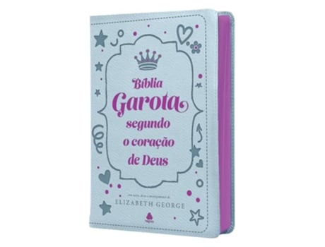 Livro Biblia Viva Da Garota Segundo O Coracao De Deus Luxo Azul De Diversos (português Do Brasil)