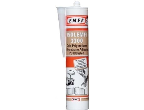 EMFI Isolemfi 3300 Pu D4 Cola Gel Transparente Rápida para Madeira Exterior 300 Ml