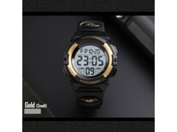 Reloj Skmei Niños Deportivo Al Aire Libre Impermeable Multifunción Luminoso 1266 Oro