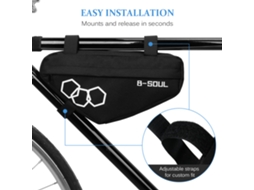 Bolsa Triangular Para Bicicleta Quadro Dianteiro Acessório