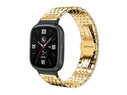 Pulseira De Relógio Xdfind Em Aço Inoxidável Maciço Com Sete Contas