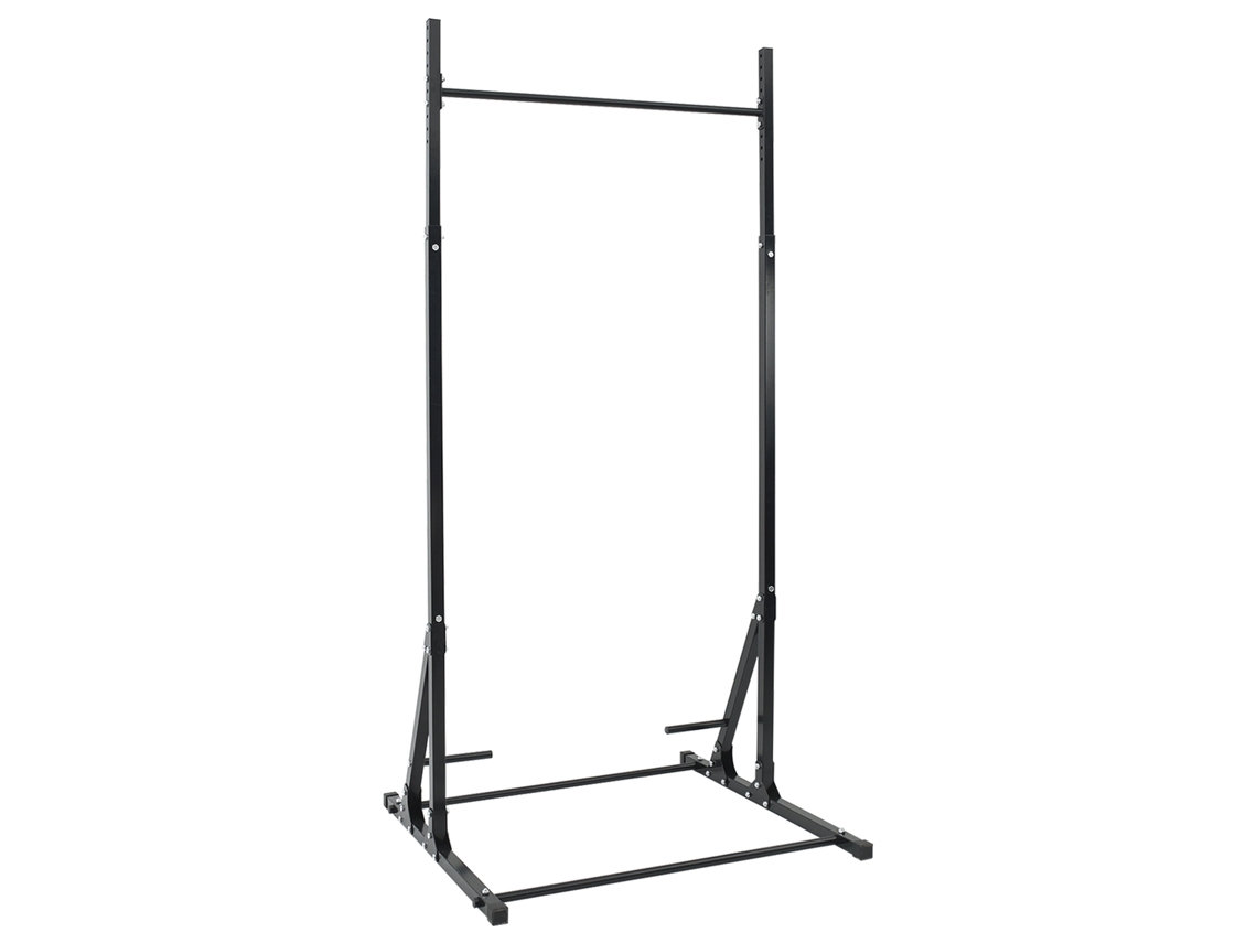 Conjunto 1 Barra De Pull-up Vidaxl Preto Aço Revestido A Pó (100,5 X 102 X 234,5 Cm)