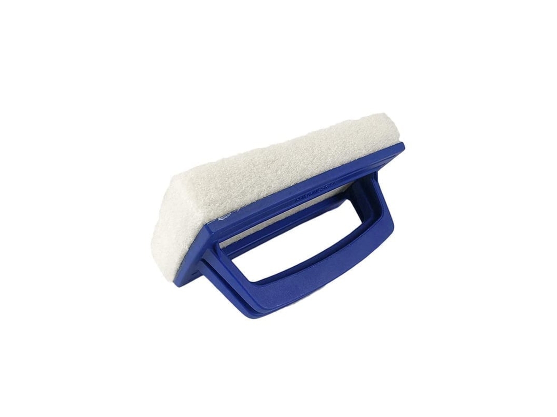 1 Escova de Esponja AQUAFORGE para piscina paredes fundo degraus e azulejos sujeira comum
