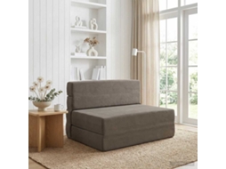 Vidaxl Sofá Cama Dobrável Cinzento-claro 70 X 72 X 60 Cm Tecido