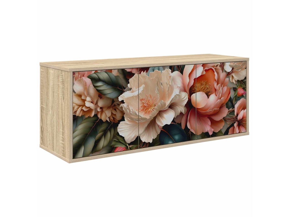 Vidaxl Armário De Tv Montado Na Parede Borne 102 X 33 X 40 Cm