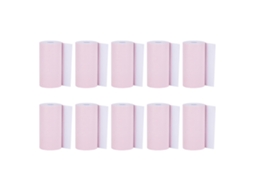 10 Rollos De Papel Térmico Rosa Para Impresora Térmica 58mm Para Recibos
