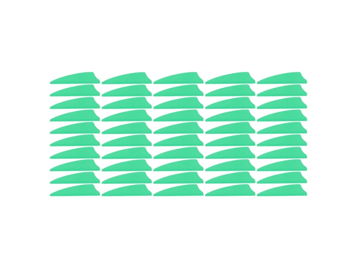 Plumas de flecha leves, escudo, para arqueiro outdoor, DIY, verde