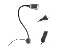 2026 luz de Trabalho Led 10w com Pescoço Ajustável e Base Magnética para Máquinas de Costura, Plug Us 110 220v
