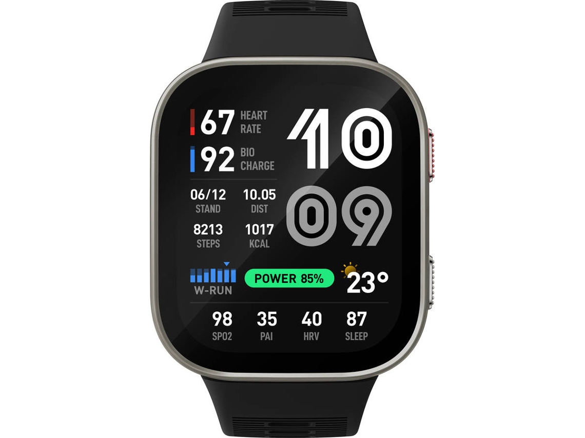 Smartwatch AMAZFIT Bip Max (2.07'' - Autonomia: Até 20 dias - Bluetooth - Prateado)