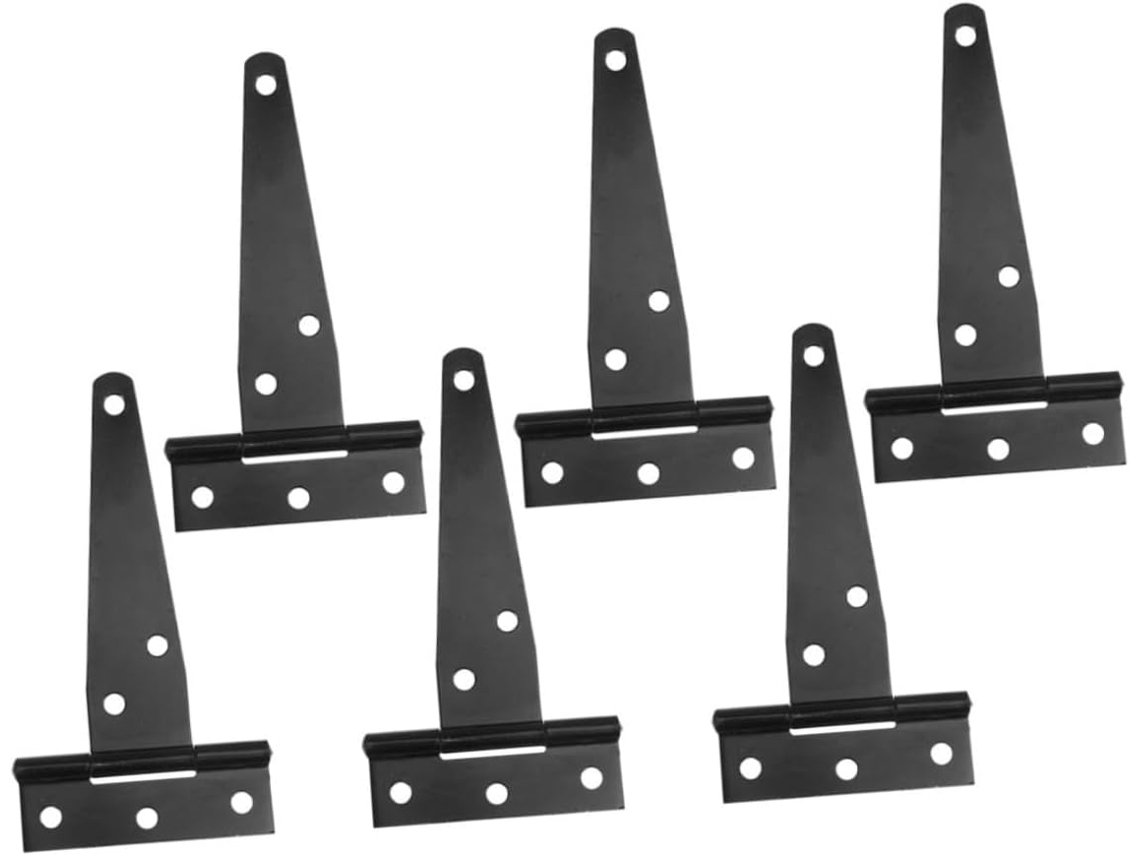 Conjunto De 6 Dobradiças Reforçadas Em Formato T Para Portas E