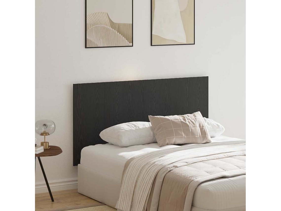 Vidaxl Cabeceira De Cama Carvalho Preto 160 X 1.5 X 80.5 Cm