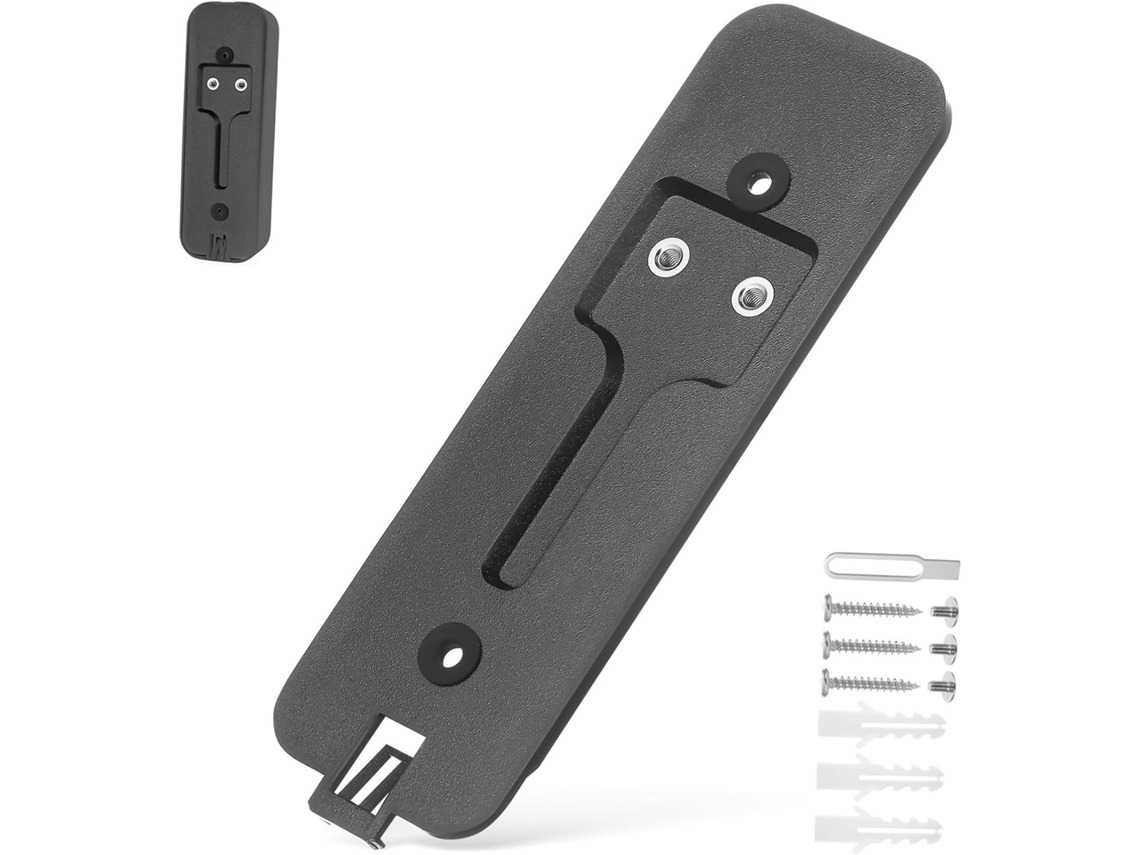 Suporte de placa traseira Campainha Aboofan com indicador de movimento, em plástico vermelho, design simples e elegante.