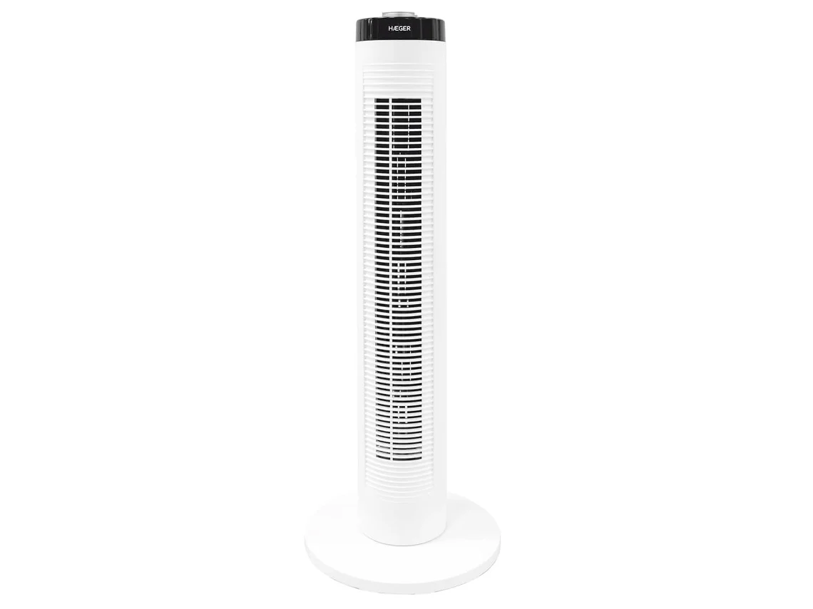 Ventoinha de Torre HAEGER Tower Wind (3 velocidades - 45 W - Diâmetro 81 cm)