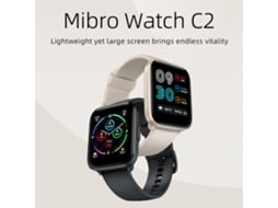 Mibro Watch C2 Tela Hd De 1,69 Polegadas Monitoramento De Frequência Cardíaca 24 Horas 20 Modos Esportivos À Prova Dágua 2atm Bateria De Longa Duraçã