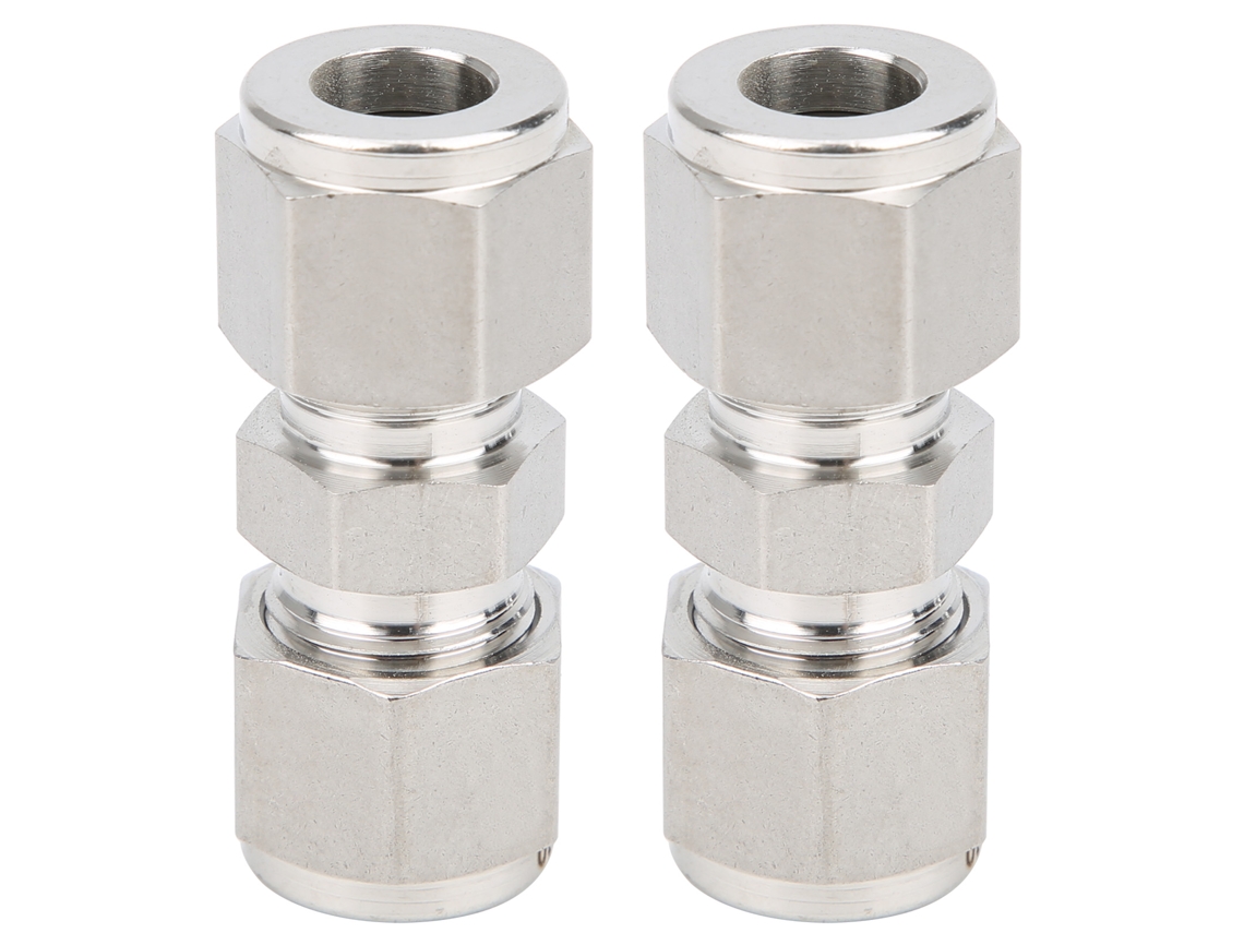 Laxiscreed. Ajuste De Compressão Em Aço Inoxidável 316 Para Tubos Ф10 – Parafusos Duplos