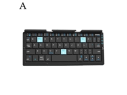 Teclado Bluetooth Sem Fio Dobrável e Portátil para Celular TAISHENGDA