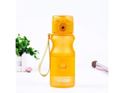 2026 botella de Água Esportiva Transparente Anti fugas 420ml Amarela para Esporte Ao Ar Livre Viagem