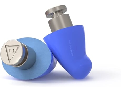 Tampões Auditivos FLARE AUDIO Earshade Pro Titânio Azul Celeste