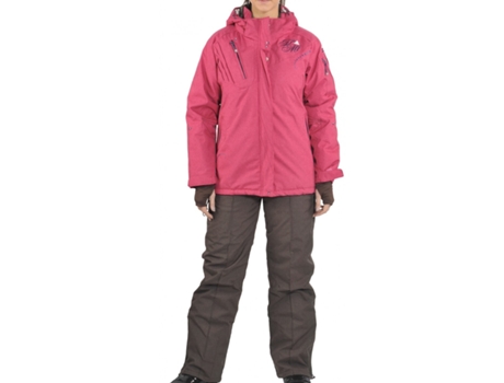 Fato de Ski para Mulher PEAK MOUNTAIN  Gazly Rosa para Ski (Tamanho:12 Anos)