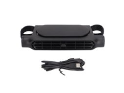 Ventilador de Banco Traseiro para Carro Usb 3 Velocidades Baixo Ruído Suv Rv Preto | S/MARCA