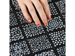 (5 Unidades) Adesivos De Unha Acrílicos Coloridos 5d Para Meninas - Acessórios Para Unhas